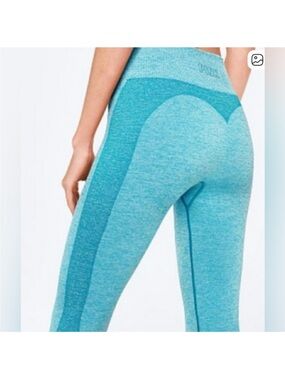 Victoria's Secret PINK Seamless Teal Leggings